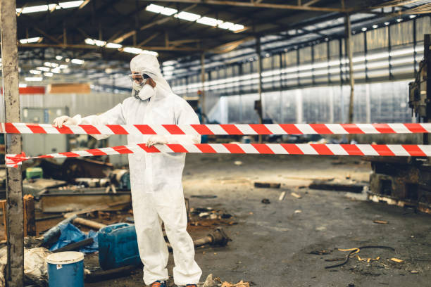 Professional Biohazard technician working in Lakeview, GA